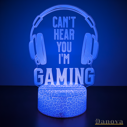 Can't Hear You I'm Gaming Illusional Light