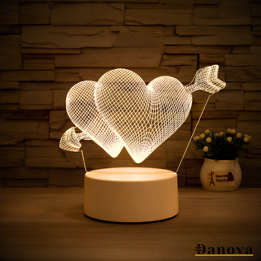 Arrow Heart Illusional Light