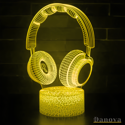 Wireless Headset Illusional Light