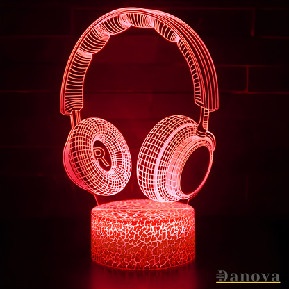 Wireless Headset Illusional Light